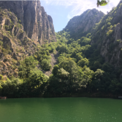Matka Canyon and the Millennium Cross