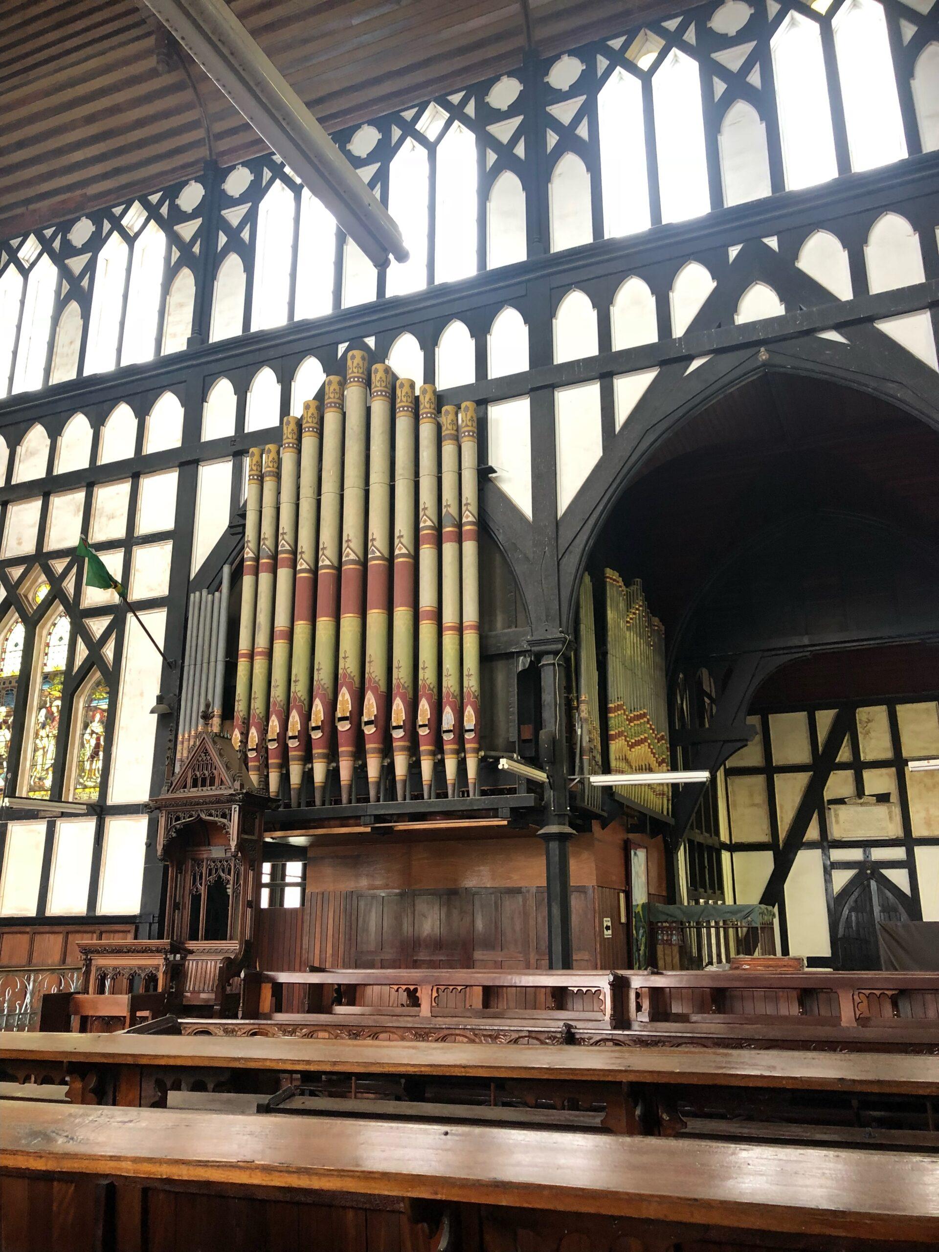 The church organ